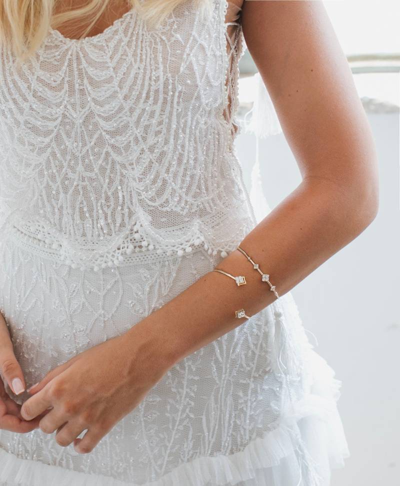 Braut Manschette, Boho Arm Wrap von Ayajewellery