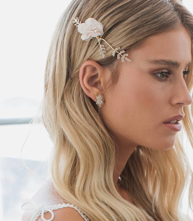 Braut Ohrstecker von Ayajewellery