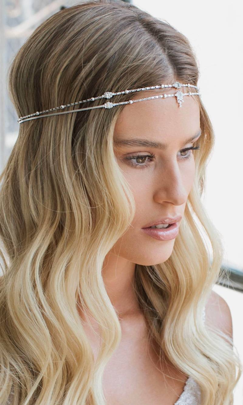 Braut Stirn Kette von Ayajewellery