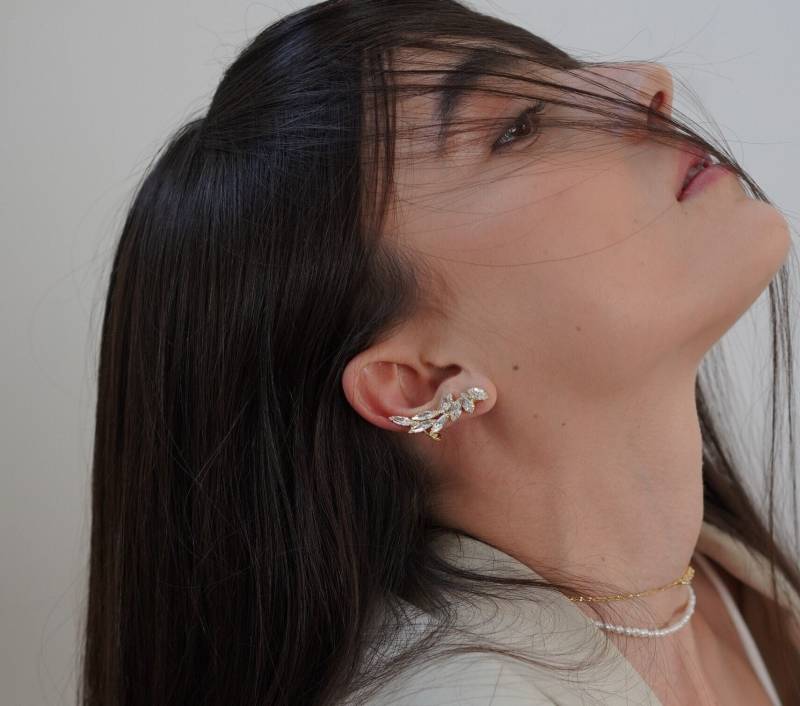 Kristall Klettern Ohrringe von Ayajewellery