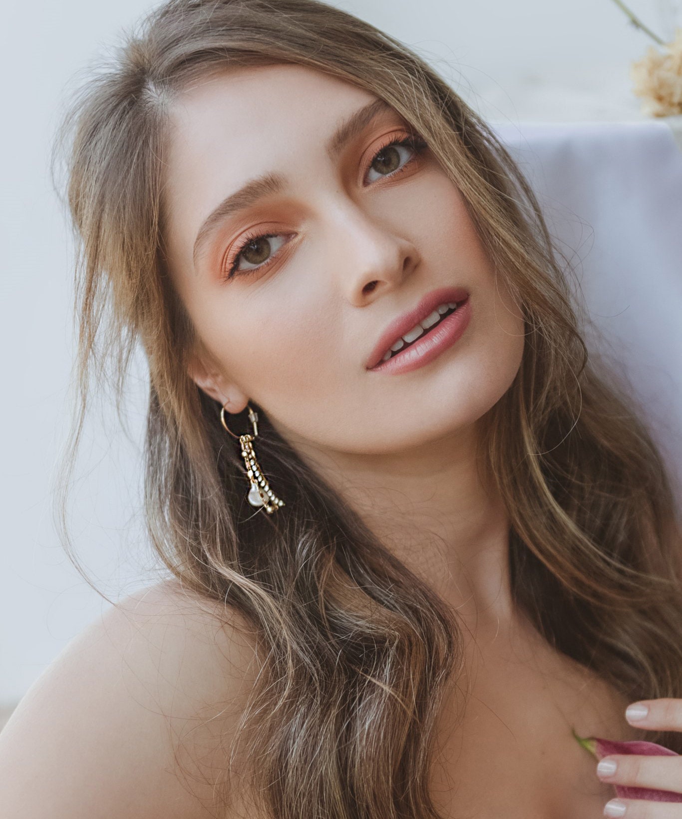 Perlen Creolen von Ayajewellery