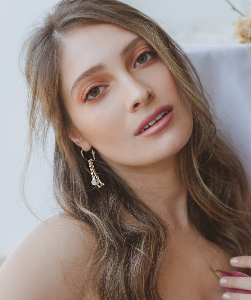 Perlen Creolen von Ayajewellery