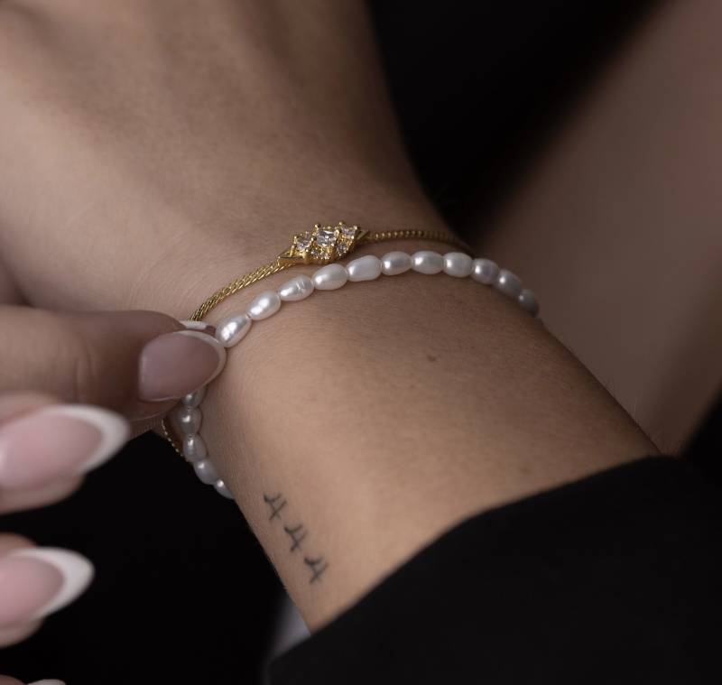 Süßwasserperlen Armband von Ayajewellery