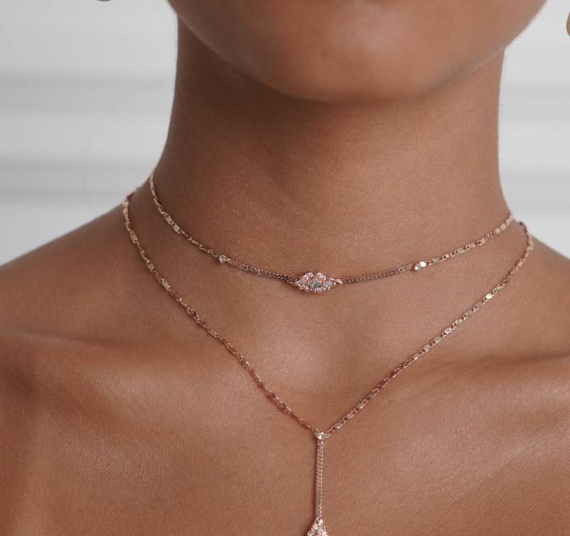 Vintage Halskette, Zierliche Braut Geschenk Für Sie von Ayajewellery