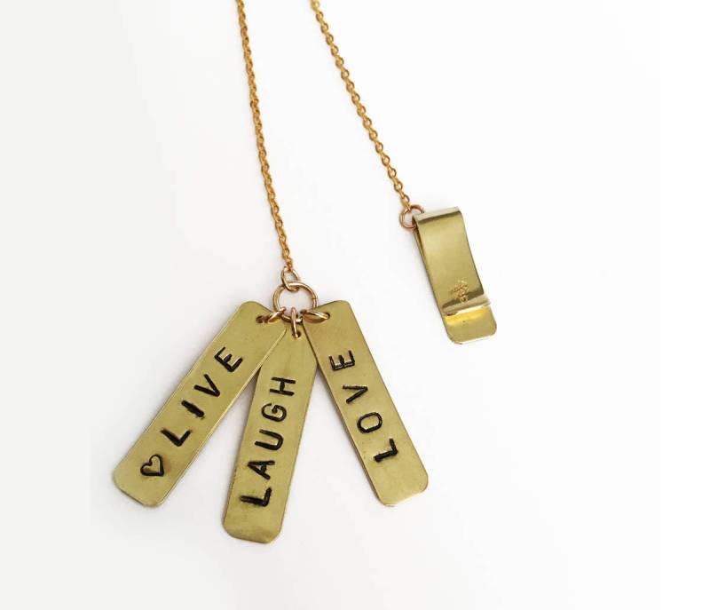 Metall Personalisierte Lesezeichen Benutzerdefinierte Hand Gestempelt Geschenk Lehrer Geschenke Abschlussgeschenk Personalisiertes von AyalaVitkon