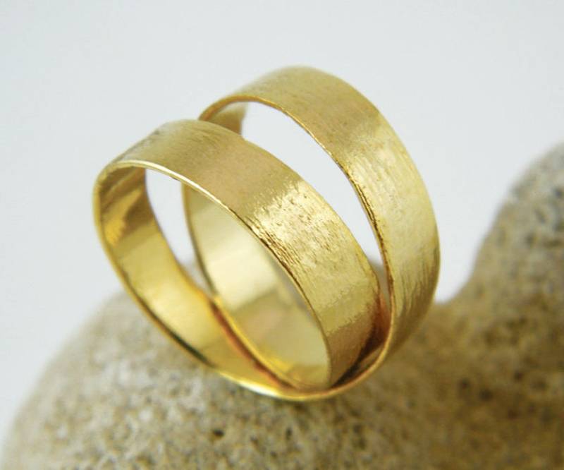 Unikat Trauring Gold Wickelring Handgemachter Ring von AyalaVitkon