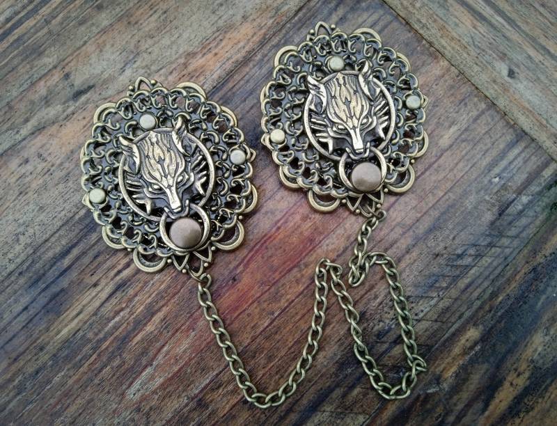 Brosche Umhang-statement Schmuck-Gewandnadel - Mittelalter Schmuck Gewand Accessoires Wikinger Anstecknadel Brosche Umhang-statement Schmuck-Gewandnadel - Mittelalter Schmuck Gewand Accessoires Wikinger Anstecknadel von Ayalga