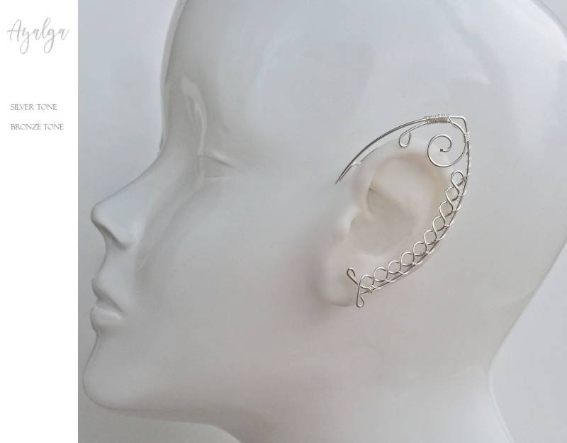 Elfen Ohrmanschette Handgemachter Ohrschmuck von Ayalga
