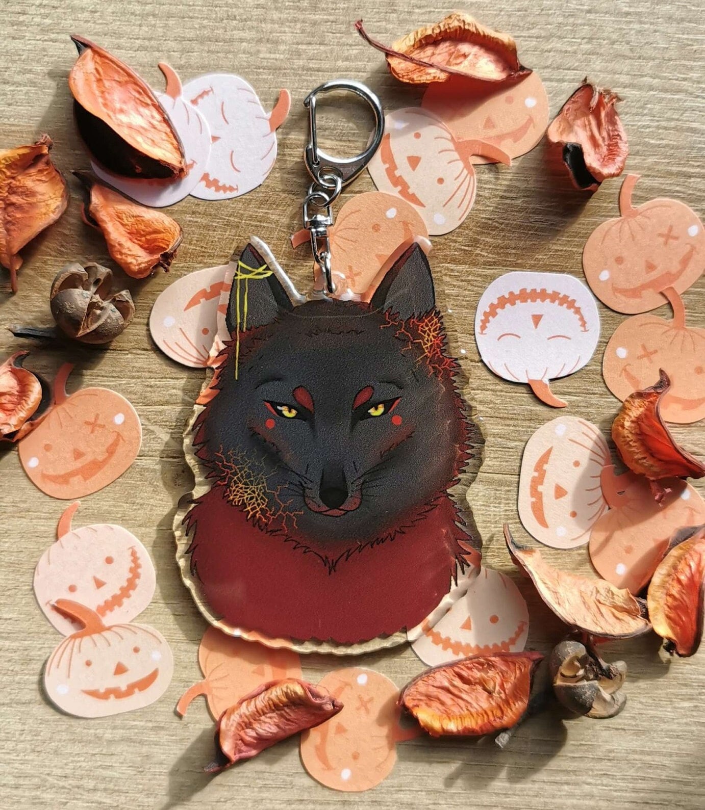Entainiti Webtoon Comic Anime Manga Wolf Hell Hound Werewolves Acryl Anhänger Sammlung von AyameChiaHimurasShop
