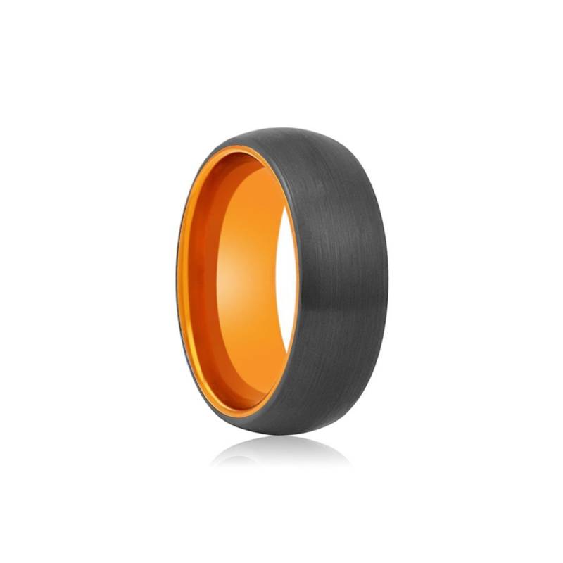 Herren Ehering | Wolfram Armband Schwarz Wolframring Ring Band Personalisierte Geschenk von AydinsJewelry