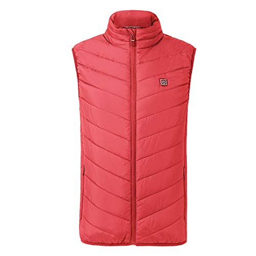 Ayhuang Beheizte Weste Unisex Elektrisch Weste Steppweste Herren Winter Warme Weste USB Winterjacke Waschbare Beheizte Kleidung mit Einstellbare Temperatur Heizweste Erhältlich Outdoor Skifahren von Ayhuang