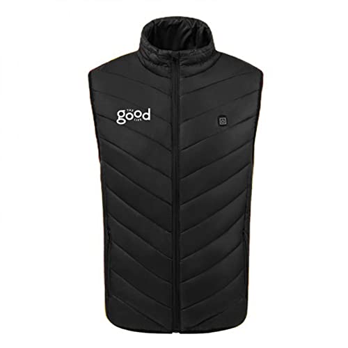 Ayhuang Unisex Beheizte Weste Outdoor Winter Warme Weste Wärmejacke Elektrisch Beheizte Weste 4 Heizzonen Heizjacke für Herren Damen Upgrade Elektrisch Winterjacke USB Heizweste von Ayhuang