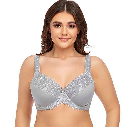 Ayigedu Damen Bügel-BH UngefüTterter Groß-üBergröße Minimizer BH voller Abdeckung 95-I Ayigedu Damen Bügel-BH UngefüTterter Groß-üBergröße Minimizer BH voller Abdeckung 95-I von Ayigedu