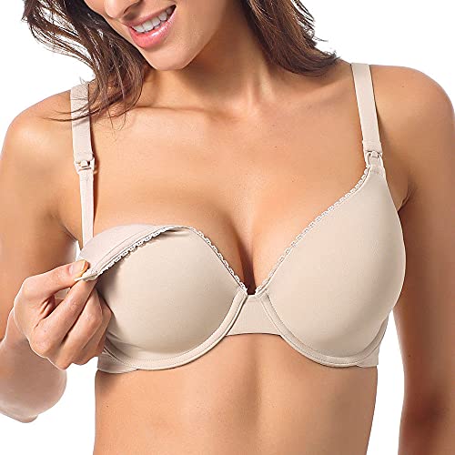 Ayigedu Damen Gepolstert BüGel BH Minimizer Voller Abdeckung Zum Stillen Komfort 70-H von Ayigedu