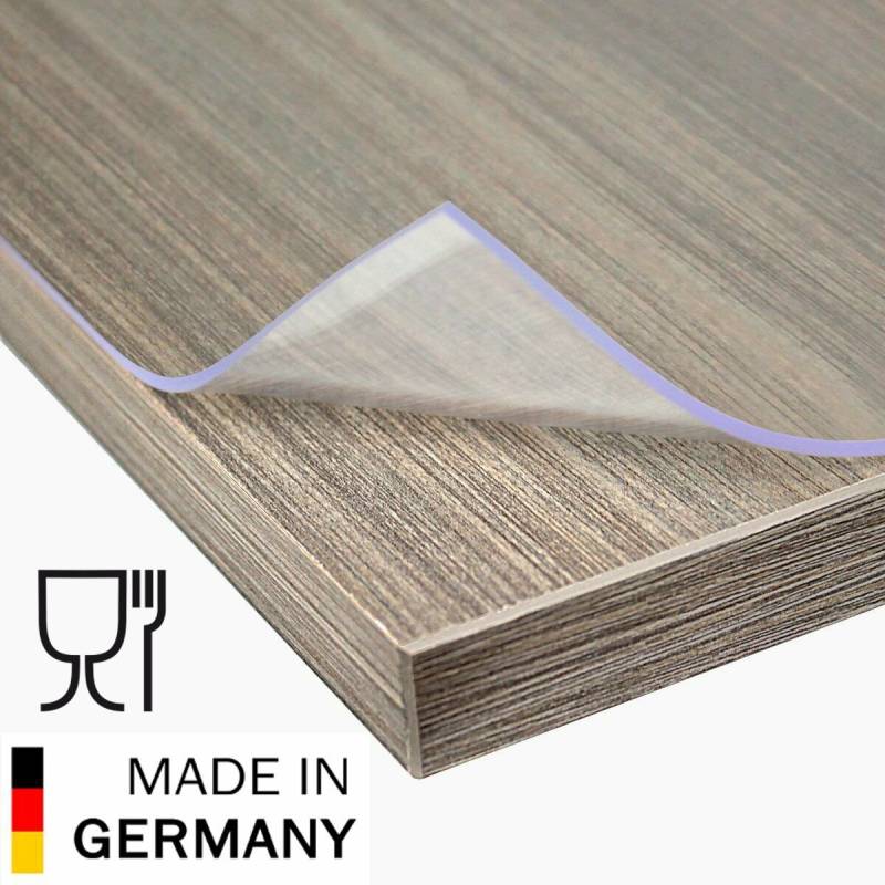 Premium Tischdecke PVC Tischfolie Schutz Folie transparent / klar oder matt 2mm von Aylo