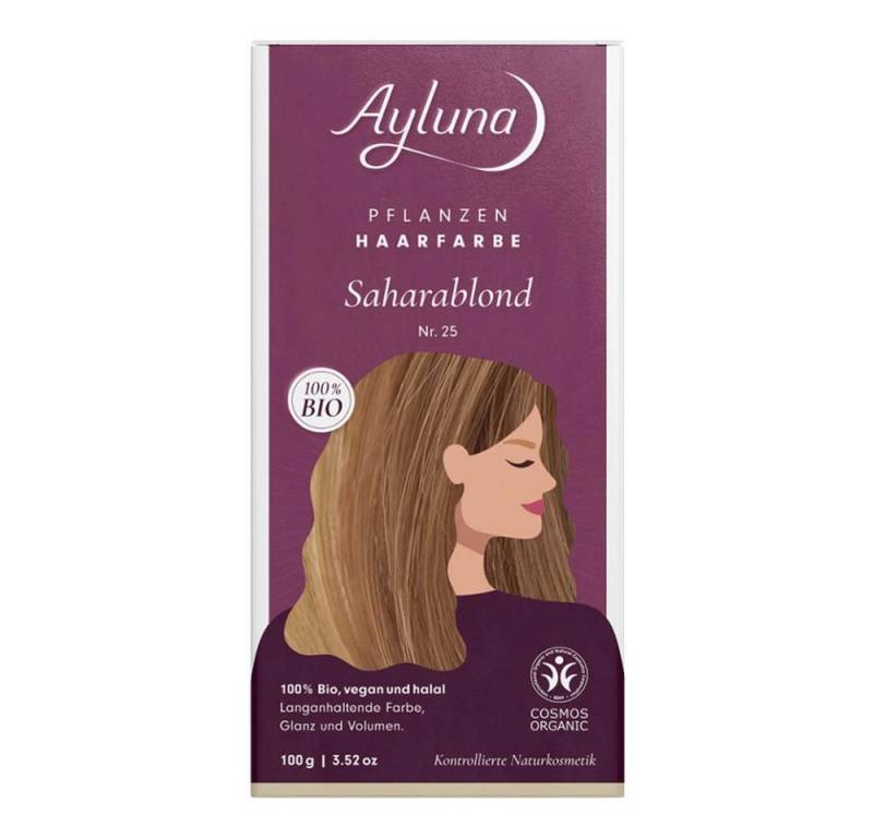 Ayluna Haarfarbe Haarfarbe - Nr.25 Saharablond 100g von Ayluna