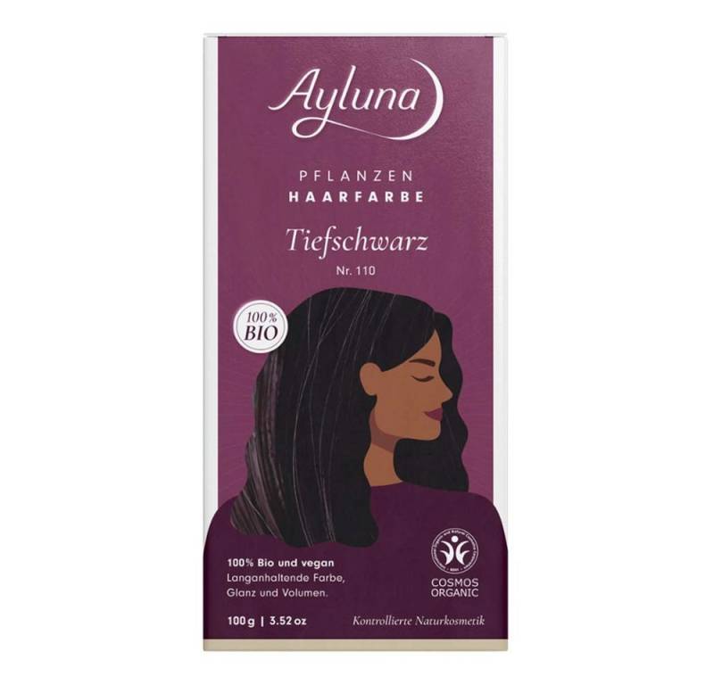 Ayluna Haarfarbe Haarfarbe - Nr.110 Tiefschwarz 100g von Ayluna