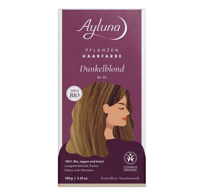 Ayluna Haarfarbe Haarfarbe - Nr.35 Dunkelblond 100g von Ayluna