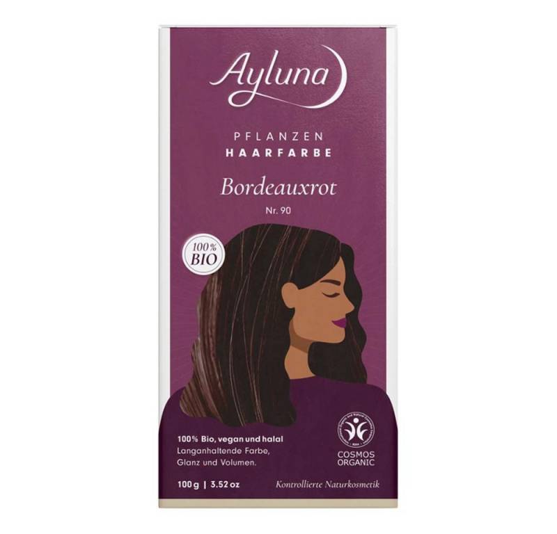 Ayluna Haarfarbe Haarfarbe - Nr.90 Bordeauxrot 100g von Ayluna