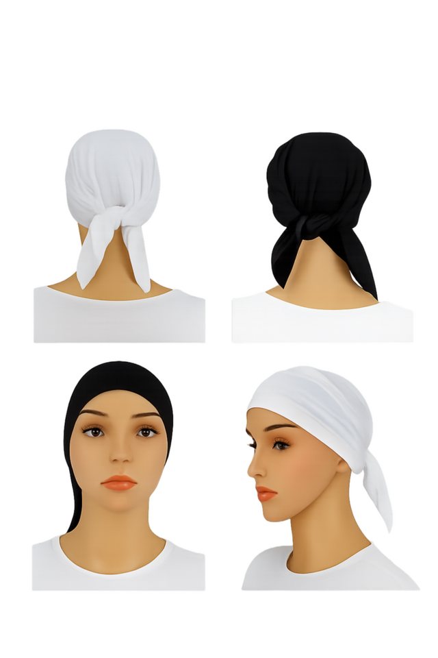 Aymasal Kopftuch Elastischer & Atmungsaktiver Stretch Bonet Unterkopftuch Underscarf, Sehr elastisch, weicher Stoff von Aymasal