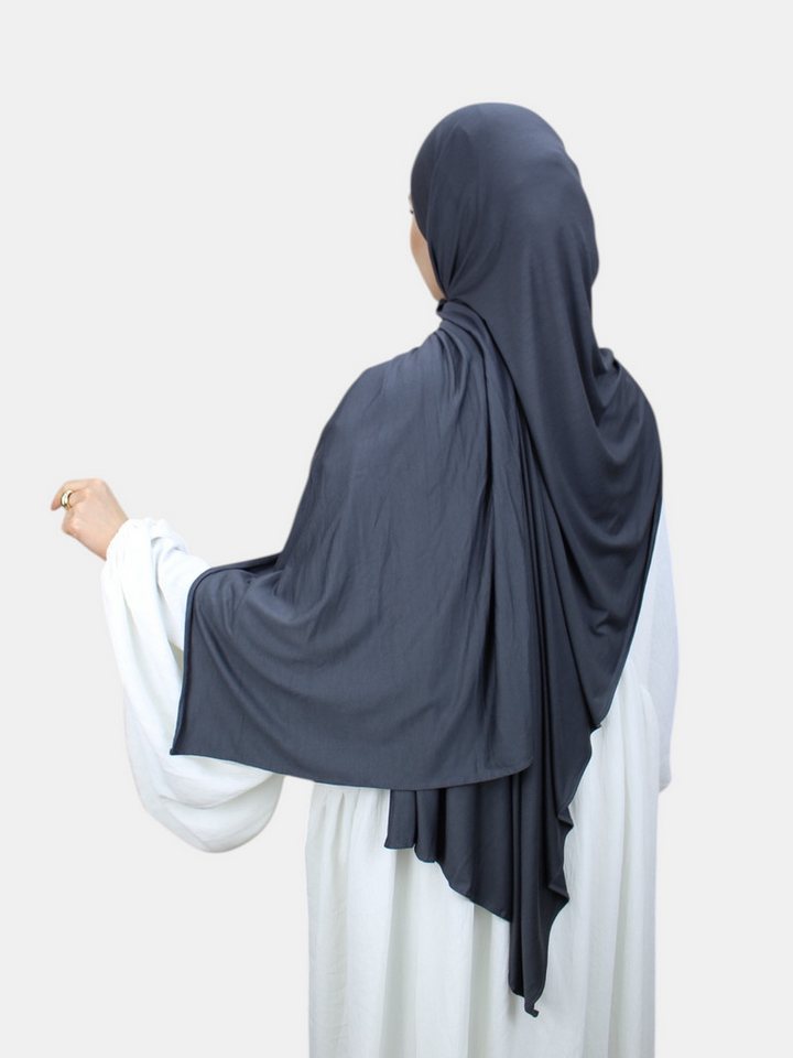 Aymasal Kopftuch XXL Jersey Luxury Hijab Kopftuch Scarf Schal Extra lang 190x80 Islam, Feinster Jersey Stoff, großzügige Maße ca. 190x80cm von Aymasal