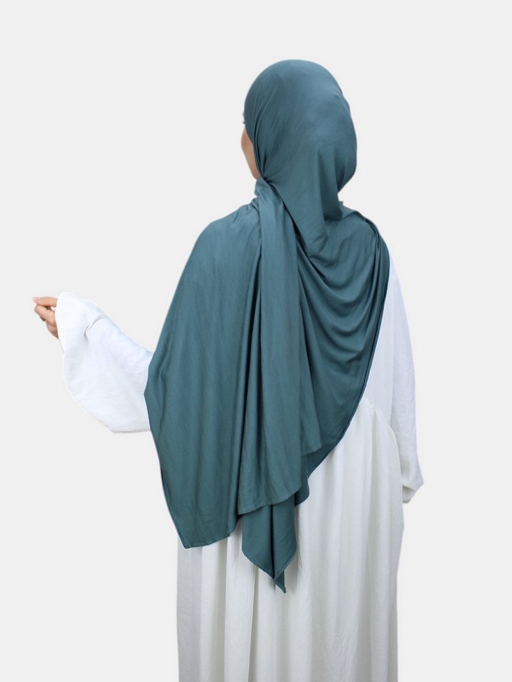 Aymasal Kopftuch XXL Jersey Luxury Hijab Kopftuch Scarf Schal Extra lang 190x80 Islam, Feinster Jersey Stoff, großzügige Maße ca. 190x80cm von Aymasal