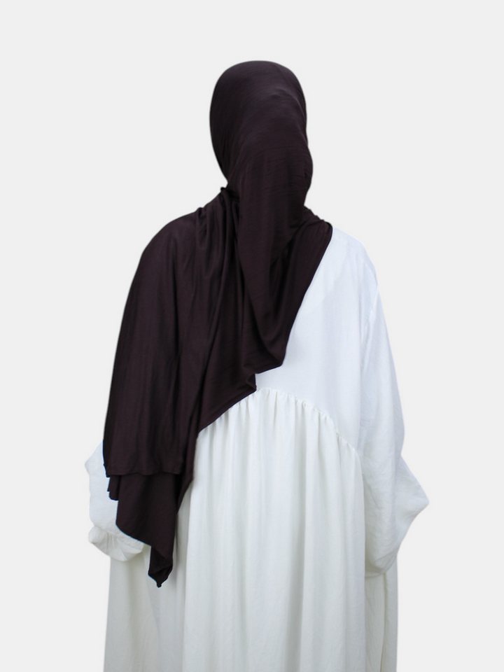 Aymasal Kopftuch XXL Jersey Luxury Hijab Kopftuch Scarf Schal Extra lang 190x80 Islam, Feinster Jersey Stoff, großzügige Maße ca. 190x80cm von Aymasal