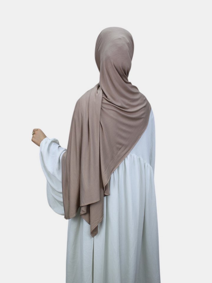 Aymasal Kopftuch XXL Jersey Luxury Hijab Kopftuch Scarf Schal Extra lang 190x80 Islam, Feinster Jersey Stoff, großzügige Maße ca. 190x80cm von Aymasal