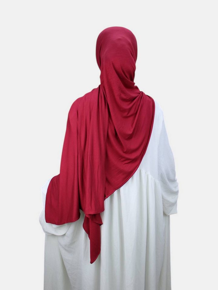 Aymasal Kopftuch XXL Jersey Luxury Hijab Kopftuch Scarf Schal Extra lang 190x80 Islam, Feinster Jersey Stoff, großzügige Maße ca. 190x80cm von Aymasal
