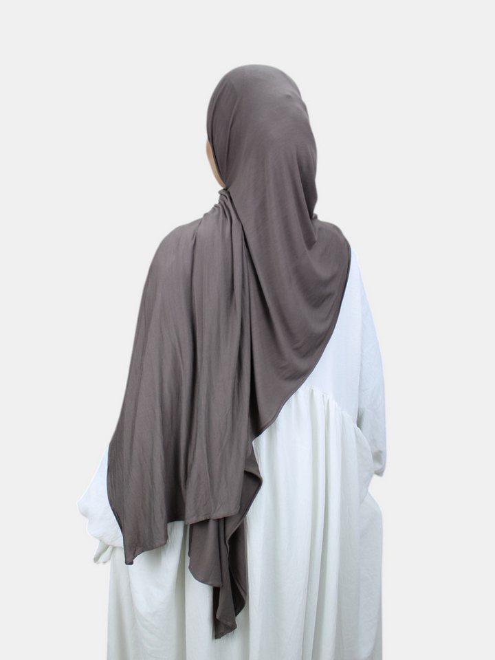 Aymasal Kopftuch XXL Jersey Luxury Hijab Kopftuch Scarf Schal Extra lang 190x80 Islam, Feinster Jersey Stoff, großzügige Maße ca. 190x80cm von Aymasal