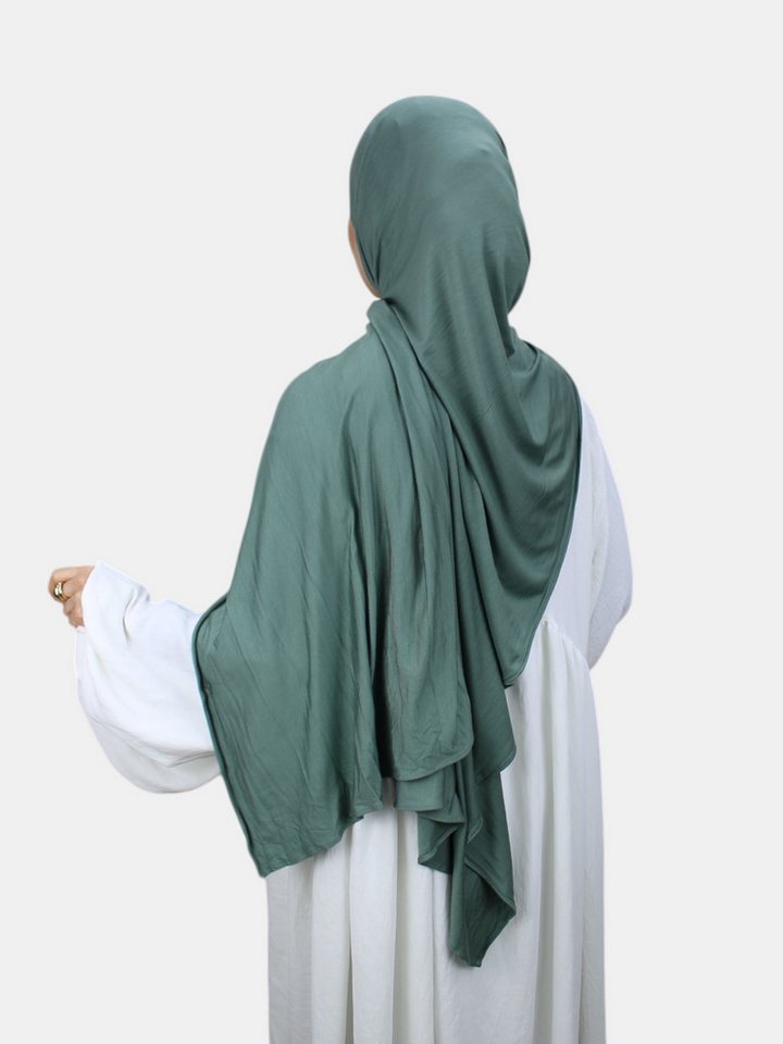 Aymasal Kopftuch XXL Jersey Luxury Hijab Kopftuch Scarf Schal Extra lang 190x80 Islam, Feinster Jersey Stoff, großzügige Maße ca. 190x80cm von Aymasal