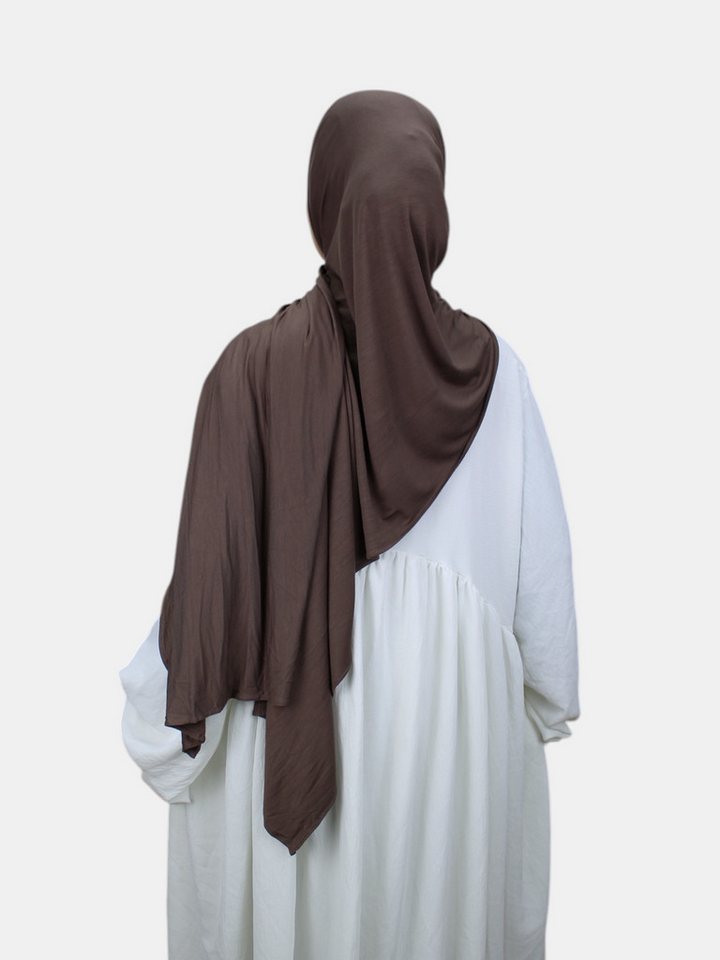 Aymasal Kopftuch XXL Jersey Luxury Hijab Kopftuch Scarf Schal Extra lang 190x80 Islam, Feinster Jersey Stoff, großzügige Maße ca. 190x80cm von Aymasal