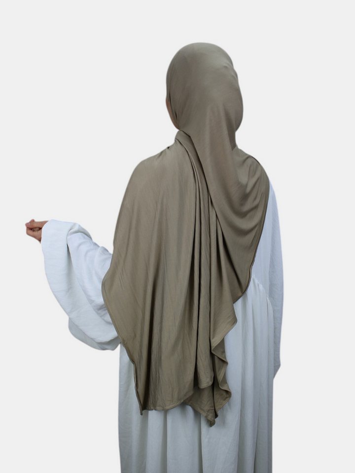 Aymasal Kopftuch XXL Jersey Luxury Hijab Kopftuch Scarf Schal Extra lang 190x80 Islam, Feinster Jersey Stoff, großzügige Maße ca. 190x80cm von Aymasal