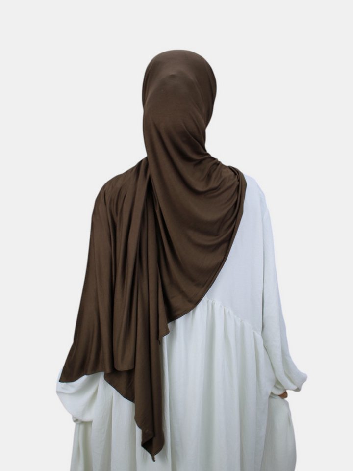 Aymasal Kopftuch XXL Jersey Luxury Hijab Kopftuch Scarf Schal Extra lang 190x80 Islam, Feinster Jersey Stoff, großzügige Maße ca. 190x80cm von Aymasal