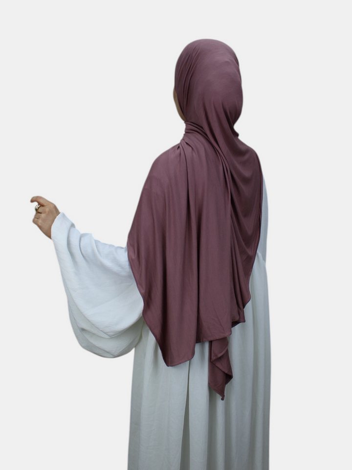 Aymasal Kopftuch XXL Jersey Luxury Hijab Kopftuch Scarf Schal Extra lang 190x80 Islam, Feinster Jersey Stoff, großzügige Maße ca. 190x80cm von Aymasal