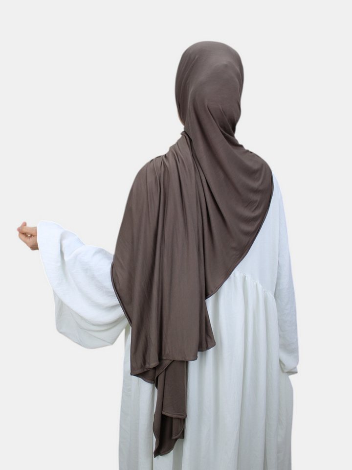 Aymasal Kopftuch XXL Jersey Luxury Hijab Kopftuch Scarf Schal Extra lang 190x80 Islam, Feinster Jersey Stoff, großzügige Maße ca. 190x80cm von Aymasal
