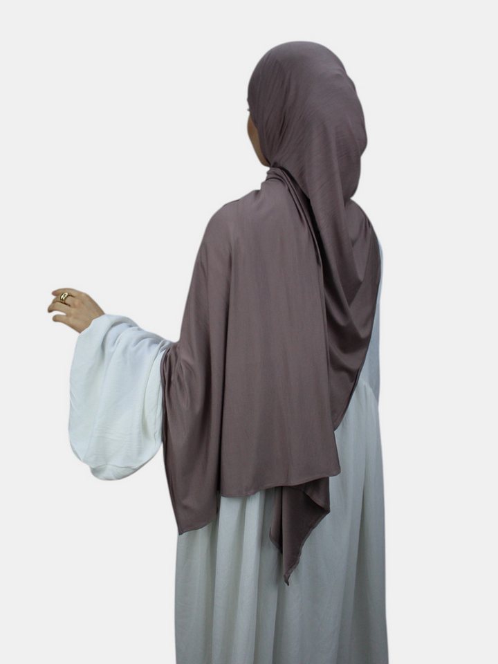 Aymasal Kopftuch XXL Jersey Luxury Hijab Kopftuch Scarf Schal Extra lang 190x80 Islam, Feinster Jersey Stoff, großzügige Maße ca. 190x80cm von Aymasal