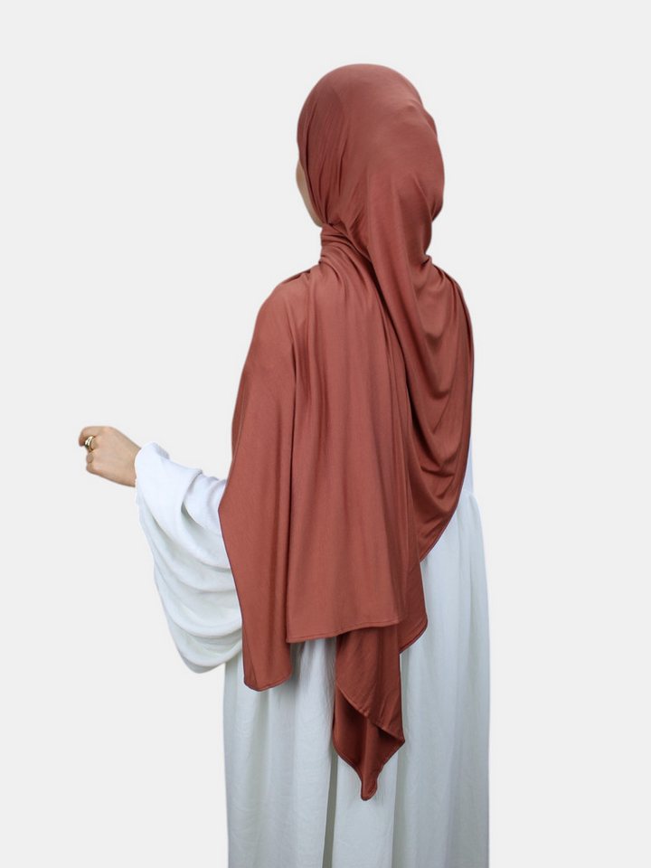 Aymasal Kopftuch XXL Jersey Luxury Hijab Kopftuch Scarf Schal Extra lang 190x80 Islam, Feinster Jersey Stoff, großzügige Maße ca. 190x80cm von Aymasal
