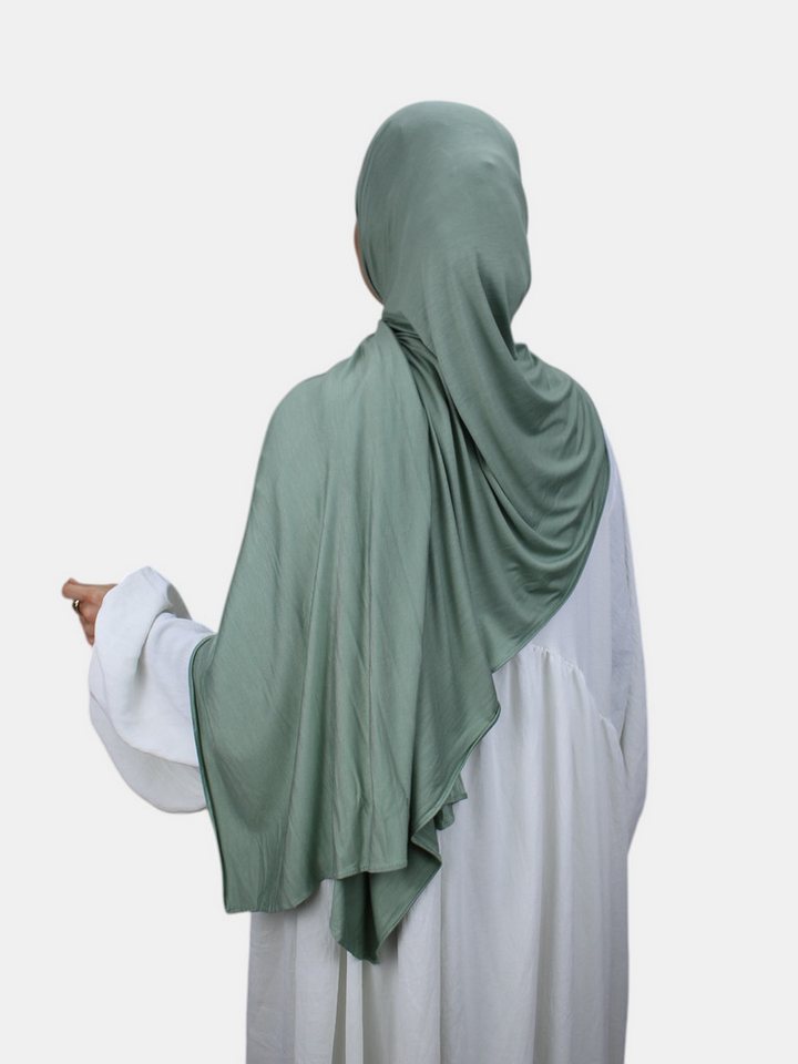 Aymasal Kopftuch XXL Jersey Luxury Hijab Kopftuch Scarf Schal Extra lang 190x80 Islam, Feinster Jersey Stoff, großzügige Maße ca. 190x80cm von Aymasal
