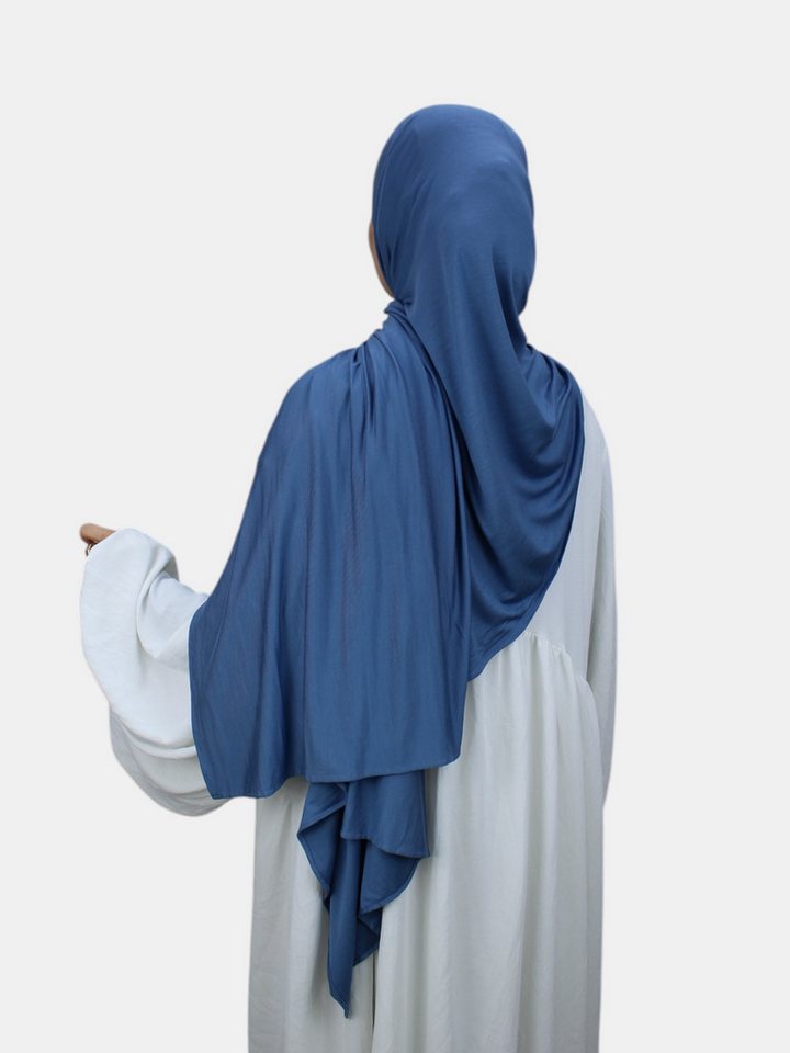 Aymasal Kopftuch XXL Jersey Luxury Hijab Kopftuch Scarf Schal Extra lang 190x80 Islam, Feinster Jersey Stoff, großzügige Maße ca. 190x80cm von Aymasal