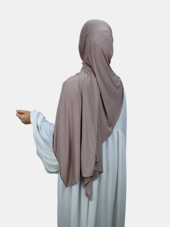 Aymasal Kopftuch XXL Jersey Luxury Hijab Kopftuch Scarf Schal Extra lang 190x80 Islam, Feinster Jersey Stoff, großzügige Maße ca. 190x80cm von Aymasal