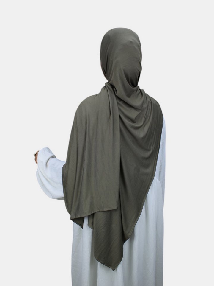 Aymasal Kopftuch XXL Jersey Luxury Hijab Kopftuch Scarf Schal Extra lang 190x80 Islam, Feinster Jersey Stoff, großzügige Maße ca. 190x80cm von Aymasal