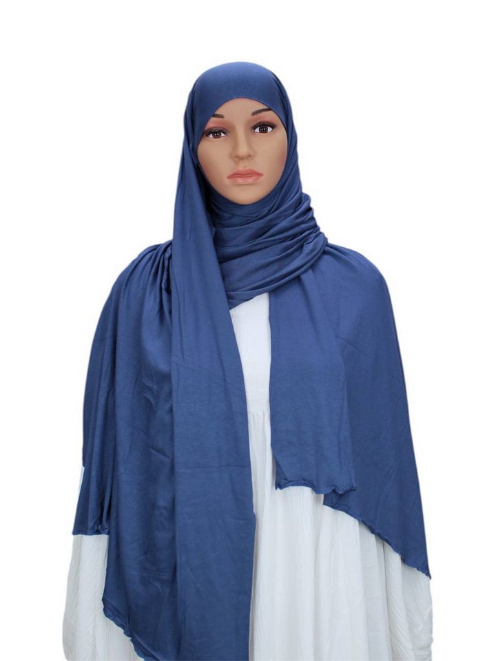 Aymasal Kopftuch XXL Jersey luxuriance Hijab mit integriertem Bone Scarf Kopftuch von Aymasal