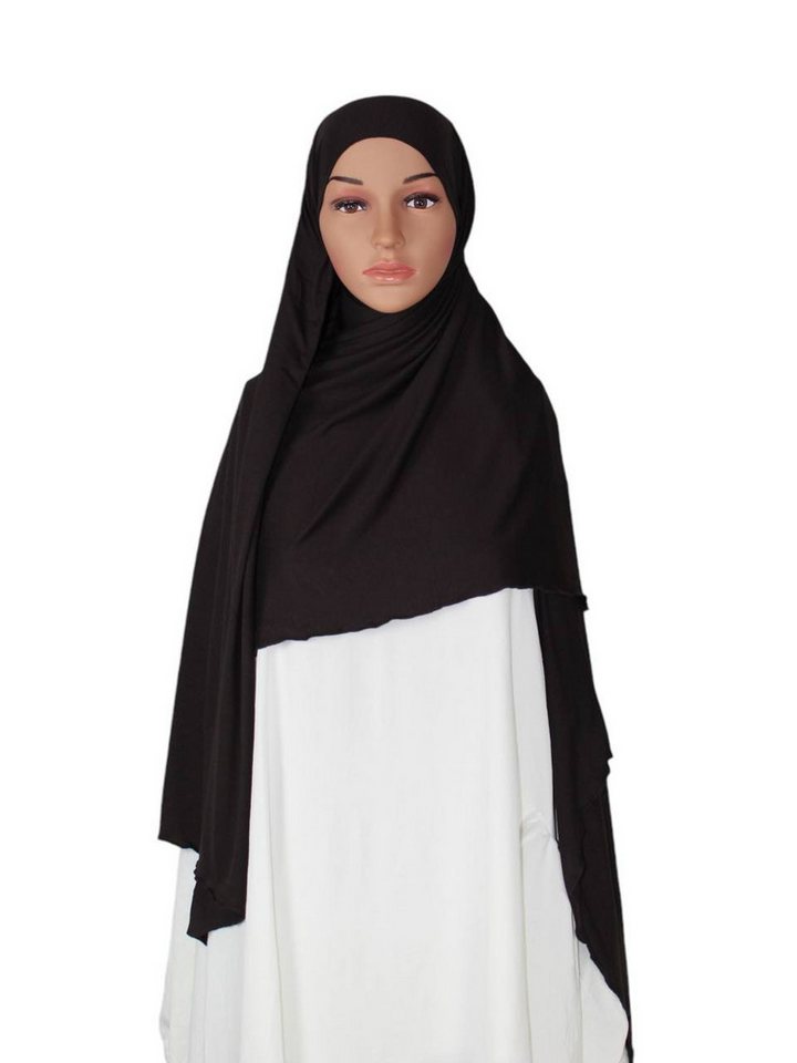 Aymasal Kopftuch XXL Jersey luxuriance Hijab mit integriertem Bone Scarf Kopftuch von Aymasal