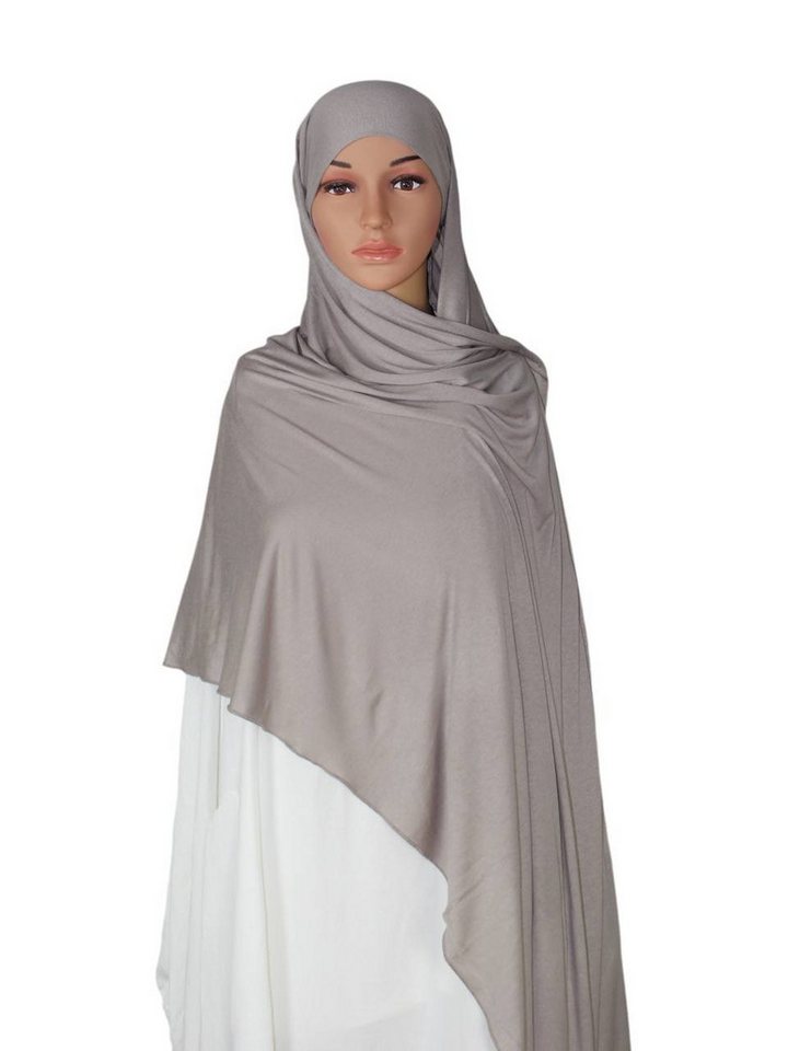 Aymasal Kopftuch XXL Jersey luxuriance Hijab mit integriertem Bone Scarf Kopftuch von Aymasal