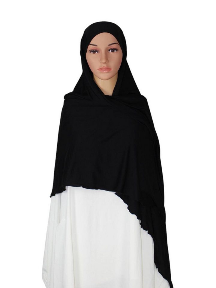 Aymasal Kopftuch XXL Jersey luxuriance Hijab mit integriertem Bone Scarf Kopftuch von Aymasal