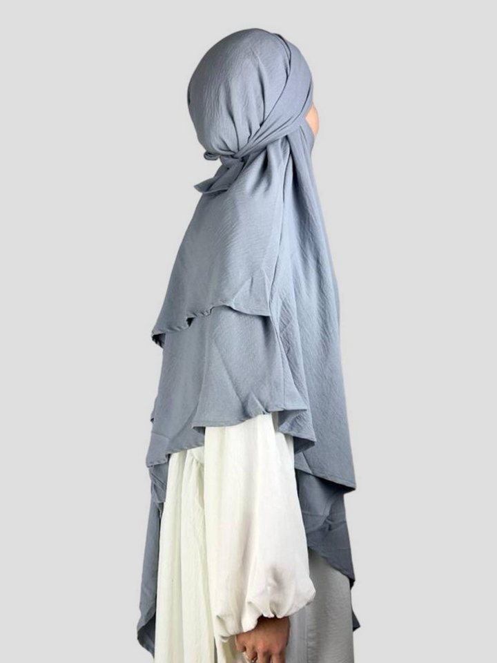 Aymasal Kopftuch Zweilagiger Khimar Aqsa Jazz islamischer Khumur Kopftuch Hijab Nikab von Aymasal