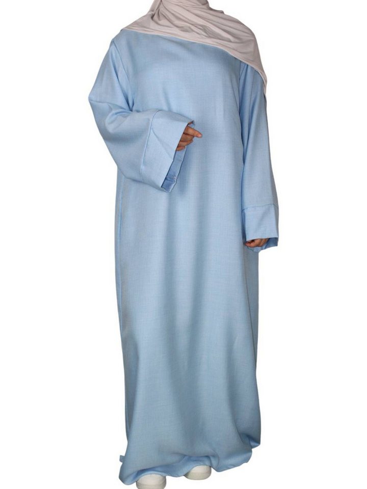 Aymasal Maxikleid Abaya MIRTO Leinenoptik Kaftan islamische Mode Alltagsabaya daily von Aymasal