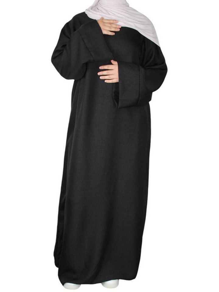Aymasal Maxikleid Abaya MIRTO Leinenoptik Kaftan islamische Mode Alltagsabaya daily von Aymasal