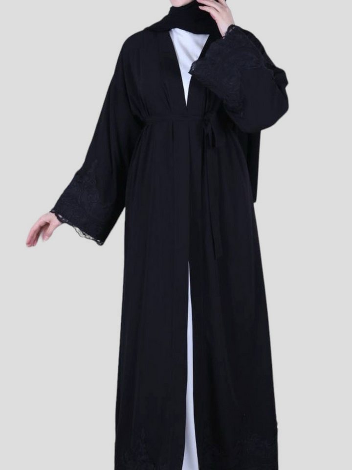 Aymasal Maxikleid Kimono Almas Abaya Kaftan Cardigan islamische Kleidung Gebetskleidung von Aymasal